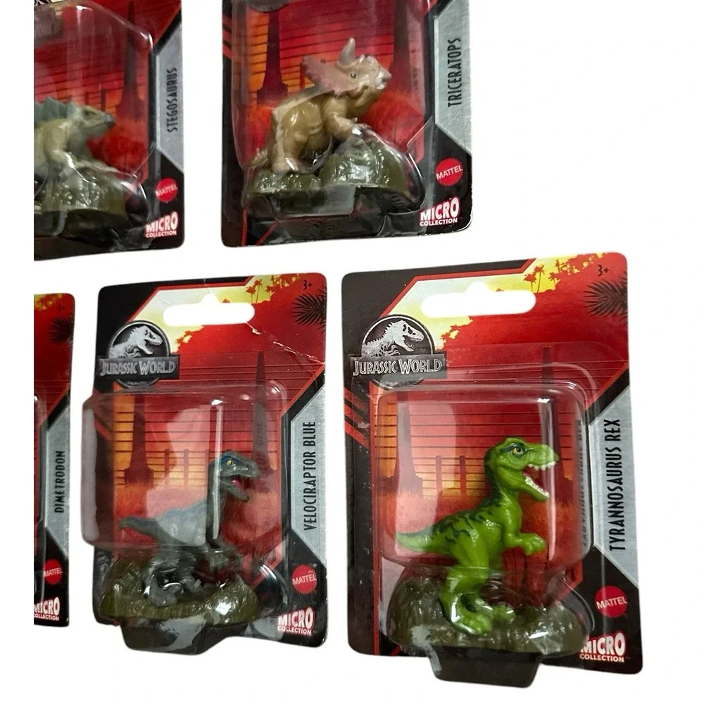 Jurassic World Micro Collection Set Of 5 Figures Cake Toppers‎
